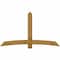 Ekena Millwork Bellingham Rough Sawn Timber Gable Bracket, Western Red Cedar, 84"W x 49"H x 6"D x 6"F, 14/12 Pitch GBW084X49X0606BEL00RWR - alternate 1